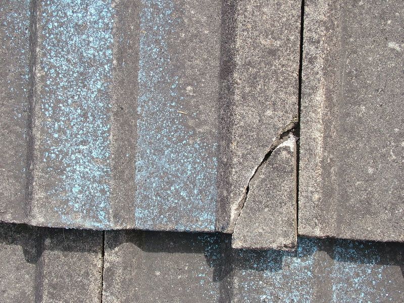 Cracked Part of a Brick Roof — Roof Restoration Masters In Morisset Park, NSW
