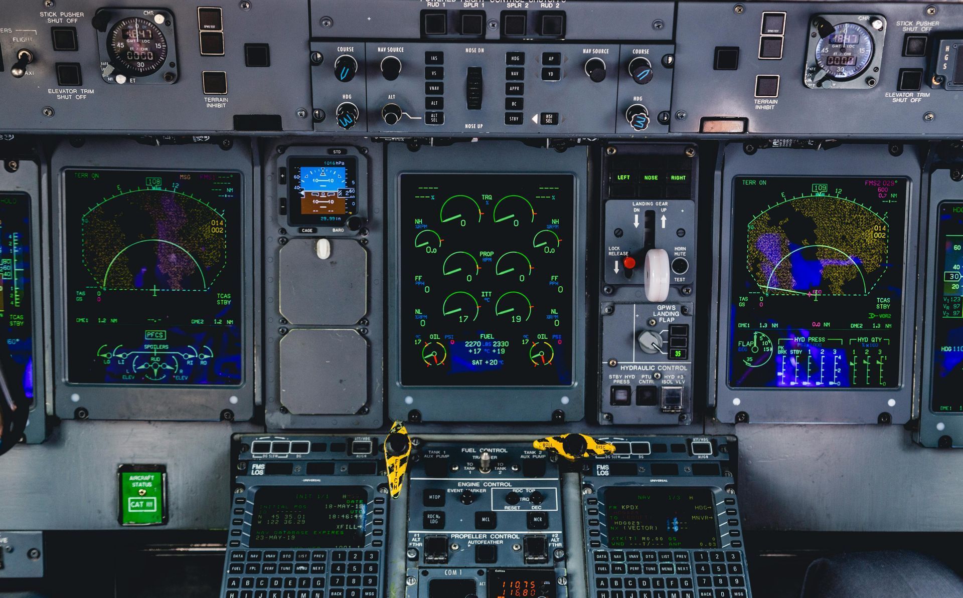 Aviation cockpit