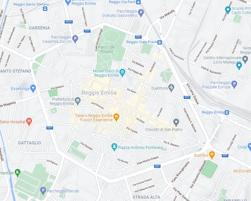 Rete territoriale di servizi e collaborazioni per il progetto Housing Sociale a Reggio Emilia.
