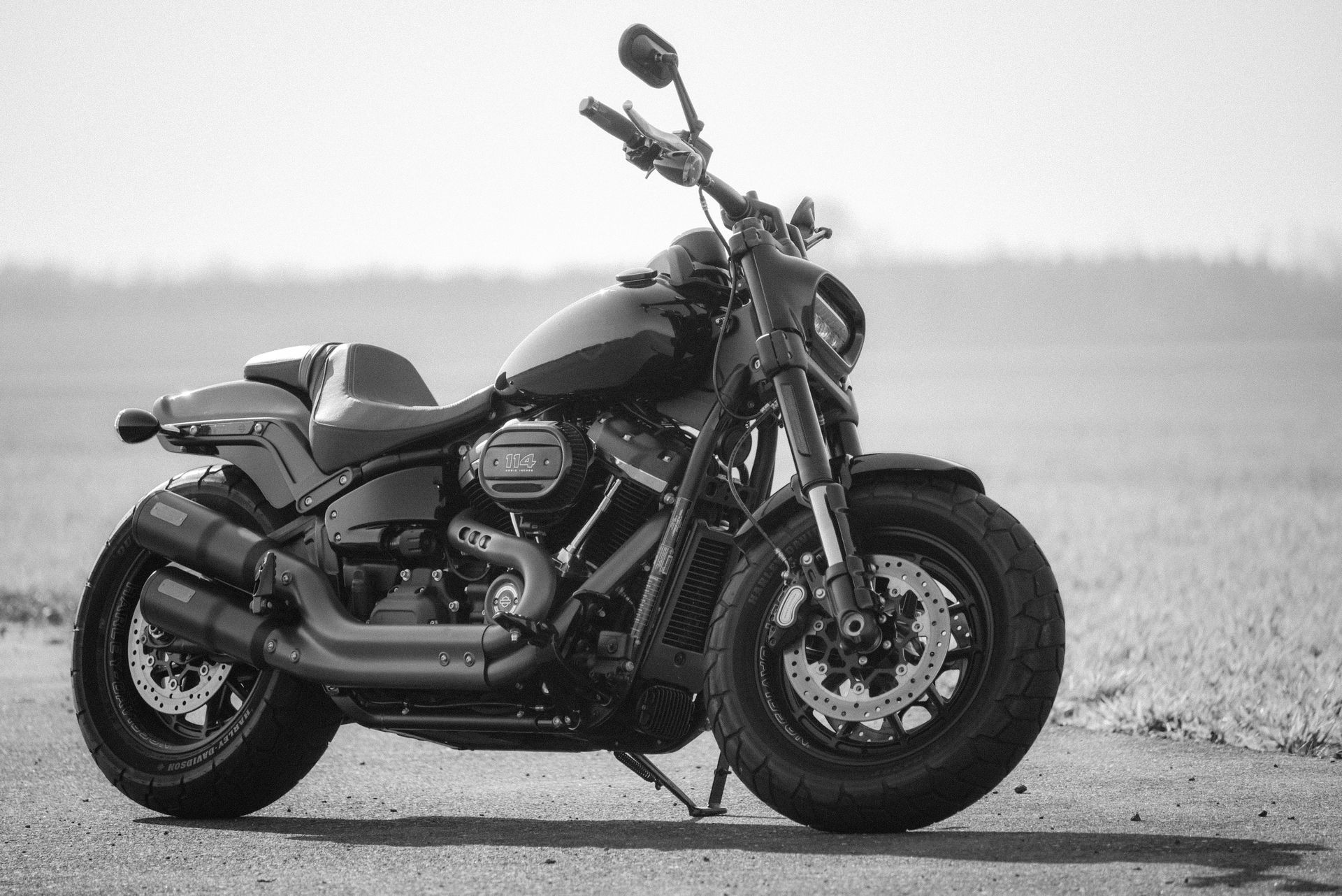 A motorcycle