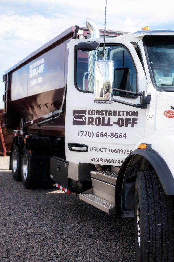 Construction Roll-Off company truck