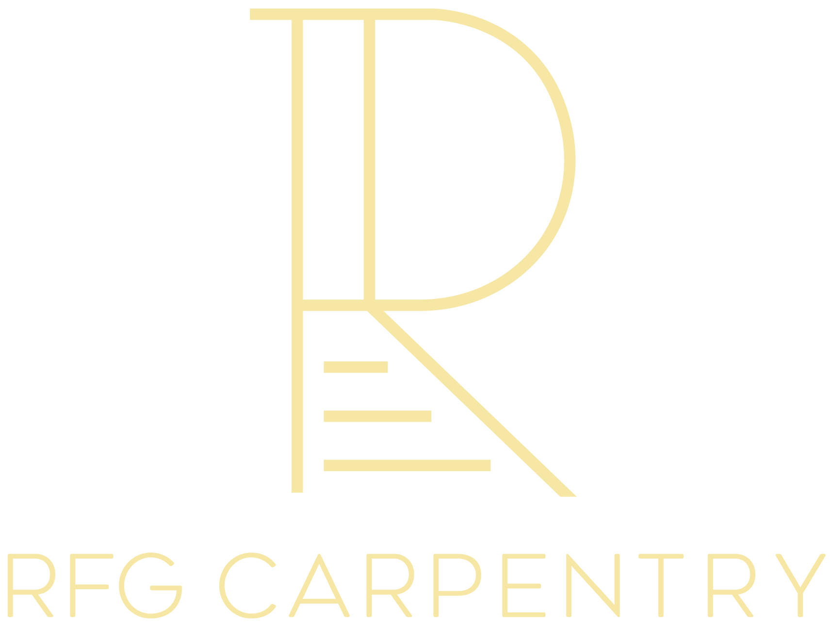 RFG Carpentry Logo