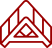 Red geometric logo with a house-like shape and triangular lines inside.