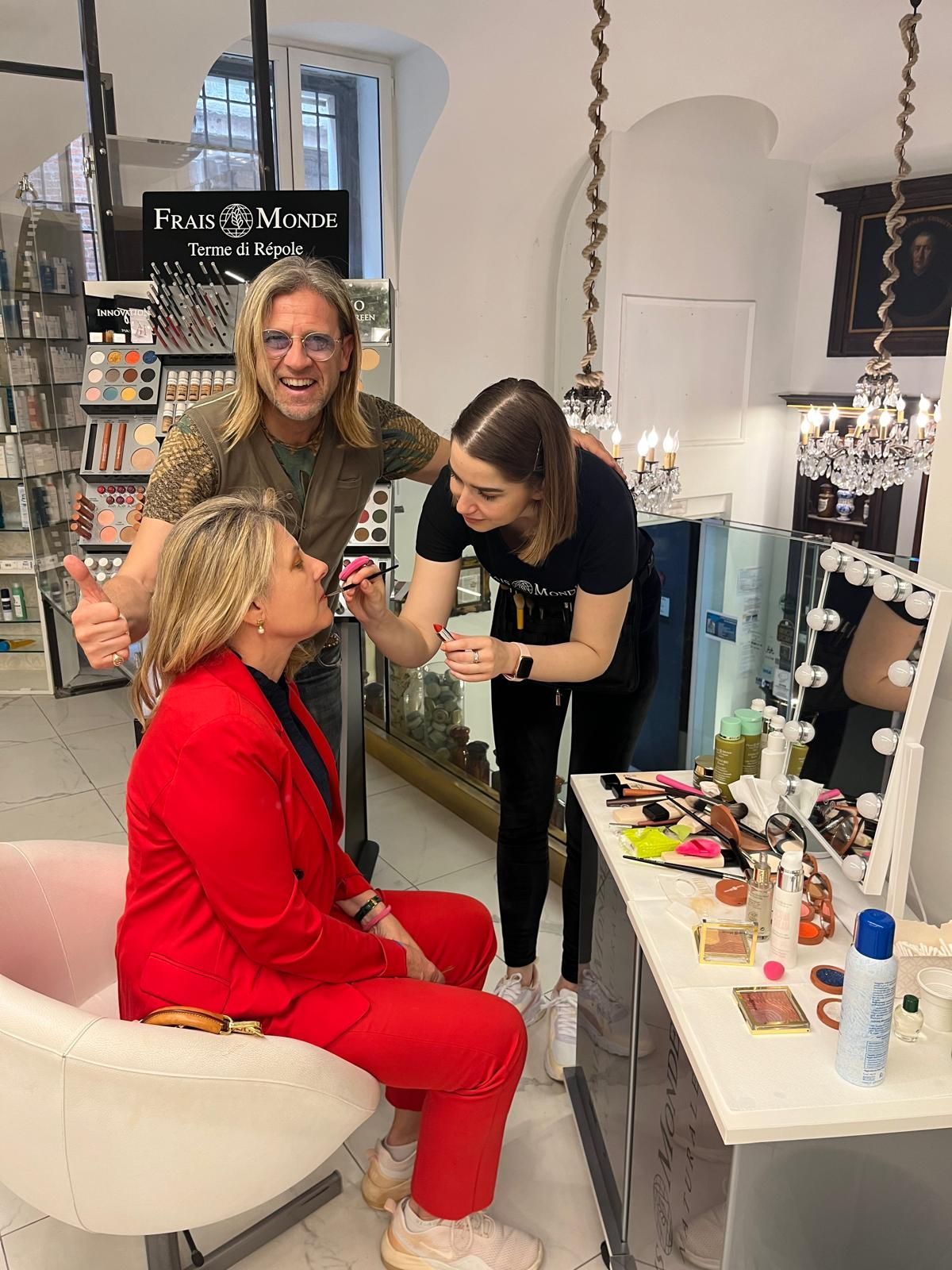 prova trucco Antica Farmacia di Brera Milano