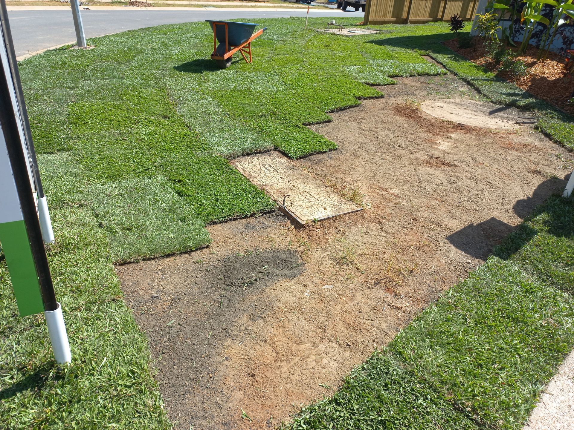 Turf Laying Process
