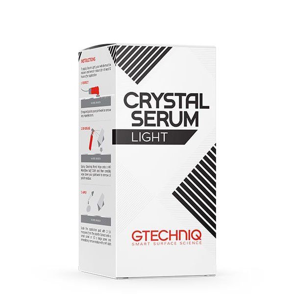 A box of crystal serum light by gtechniq