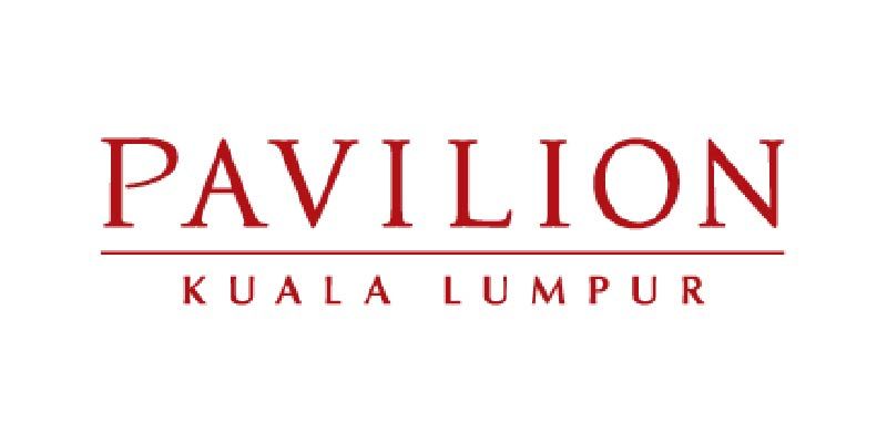 Pavilion Kuala Lumpur logo with red text on a white background. The text reads 