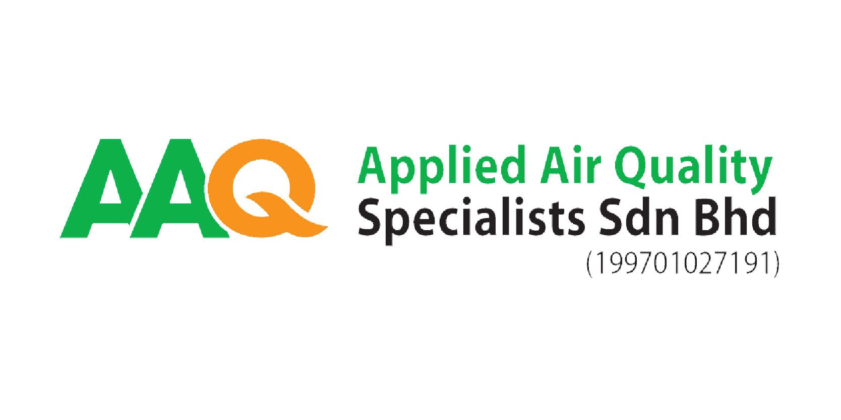 Logo for Applied Air Quality Specialists Sdn Bhd, with 