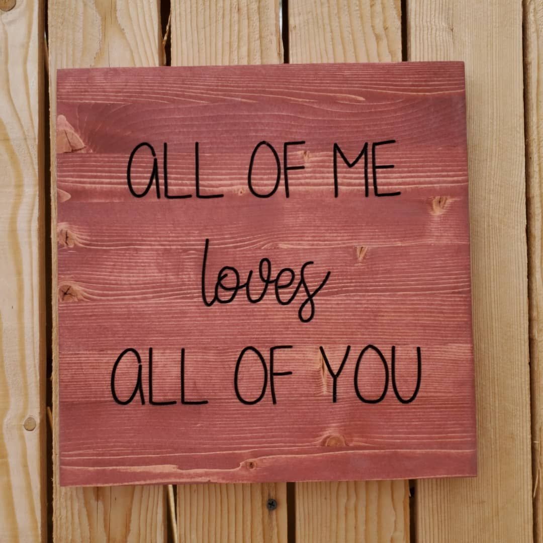 Wooden sign with