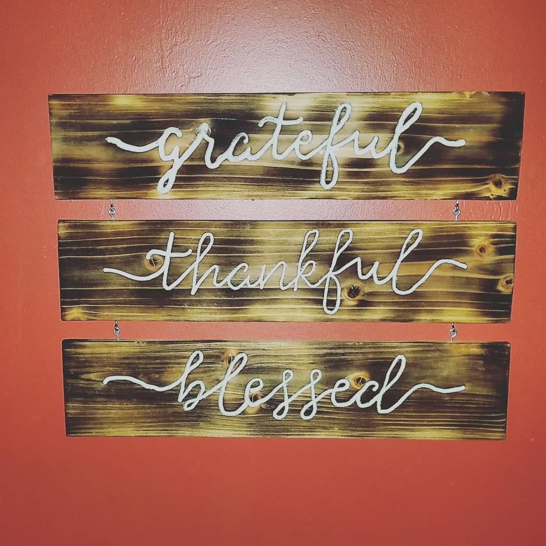 Wooden sign with