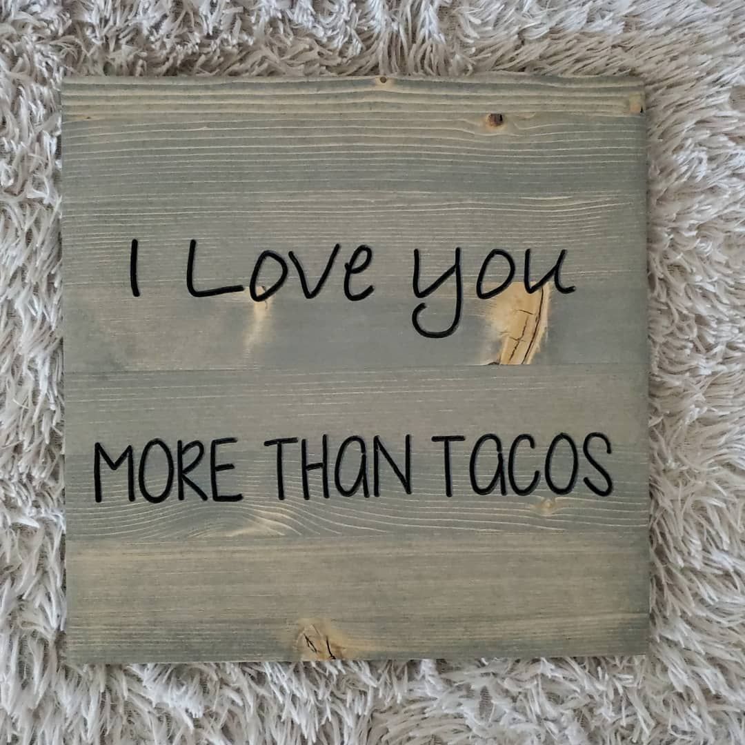 Wooden sign: