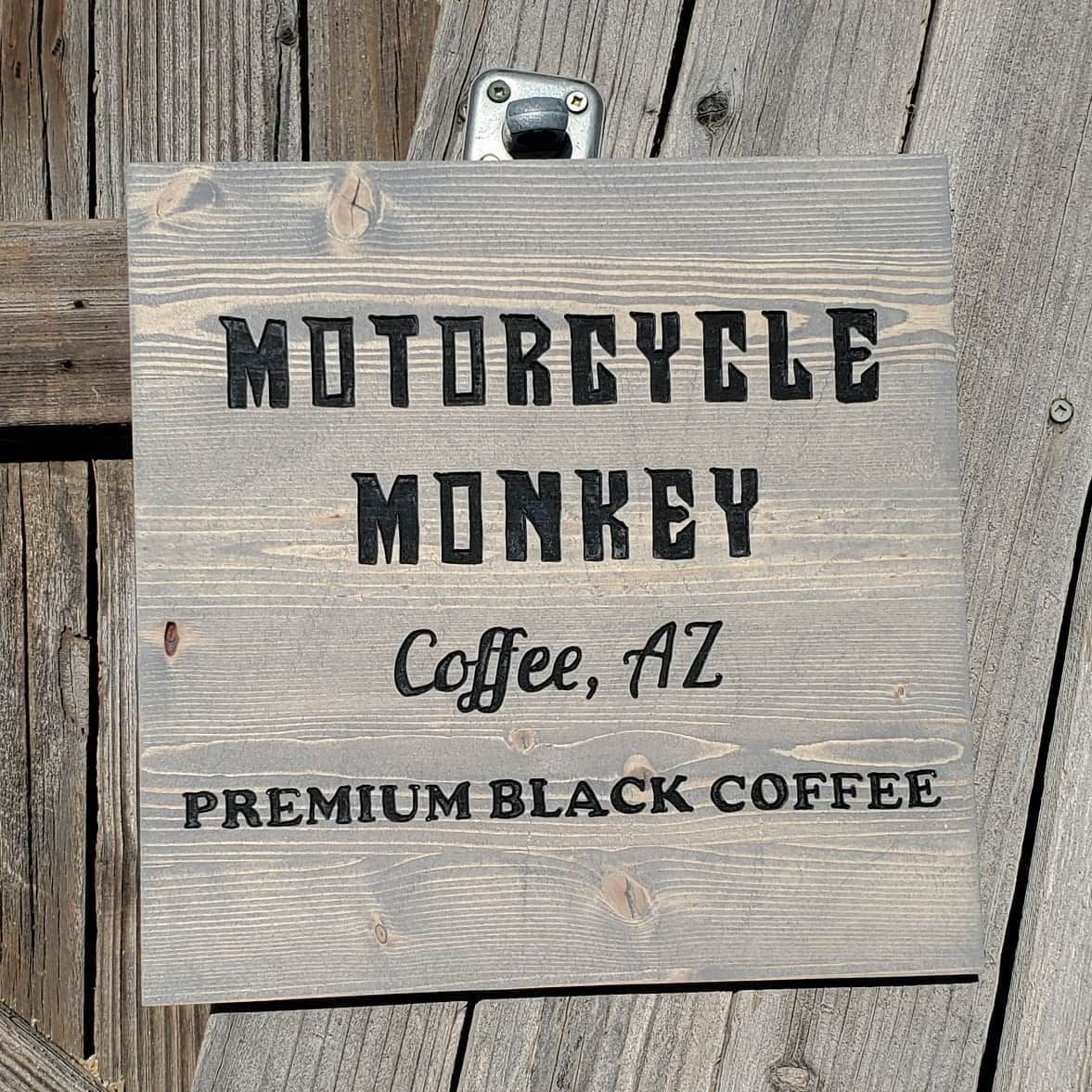 Wooden sign: