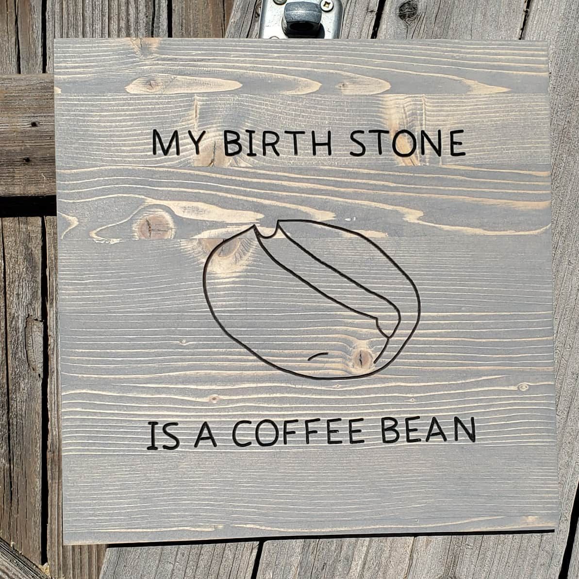 Wooden sign: