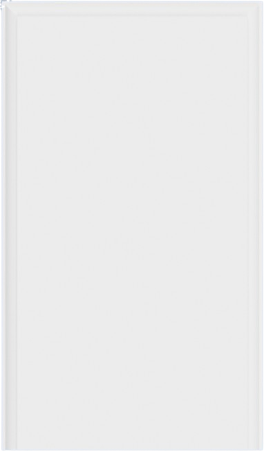 Plain white book cover.