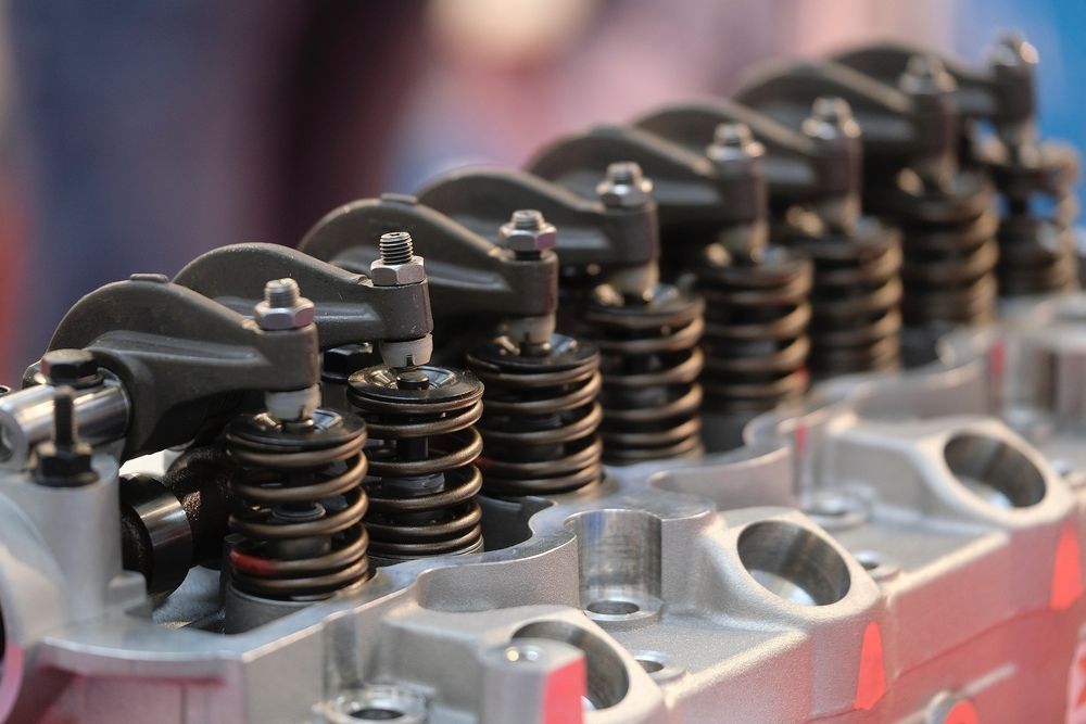 A Close Up Of A Row Of Valves On A Car Engine — Hastings Diesel Service In Port Macquarie, NSW