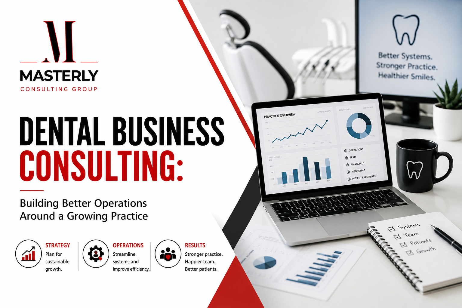 Dental business consulting for practice growth and operations.