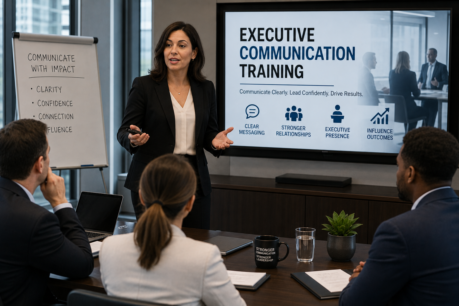 professional guidance related to executive communication training
