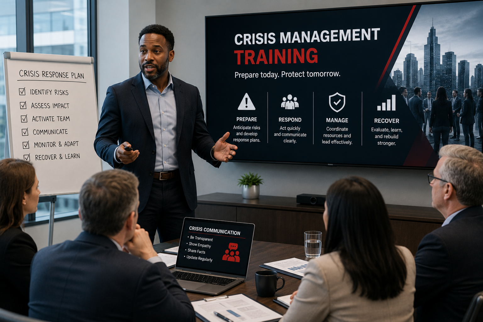 professional guidance related to crisis management training