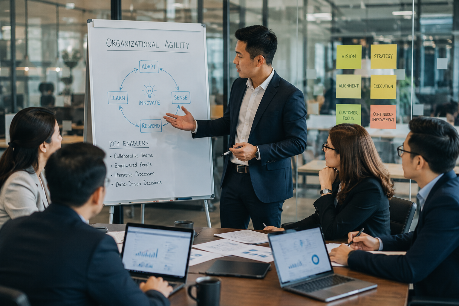 Organizational agility strategy meeting
