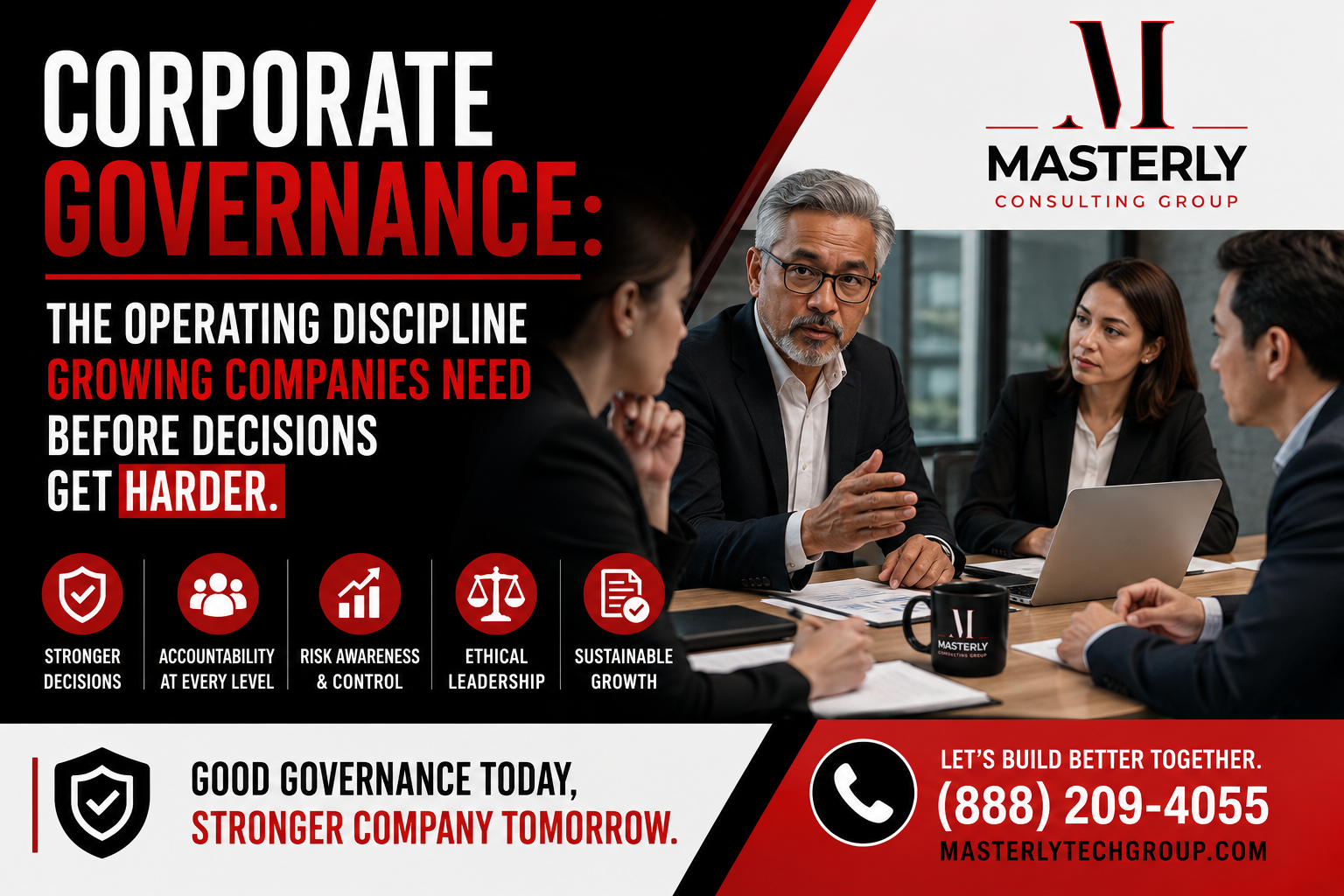 corporate governance, board oversight, decision rights, accountability, leadership roles