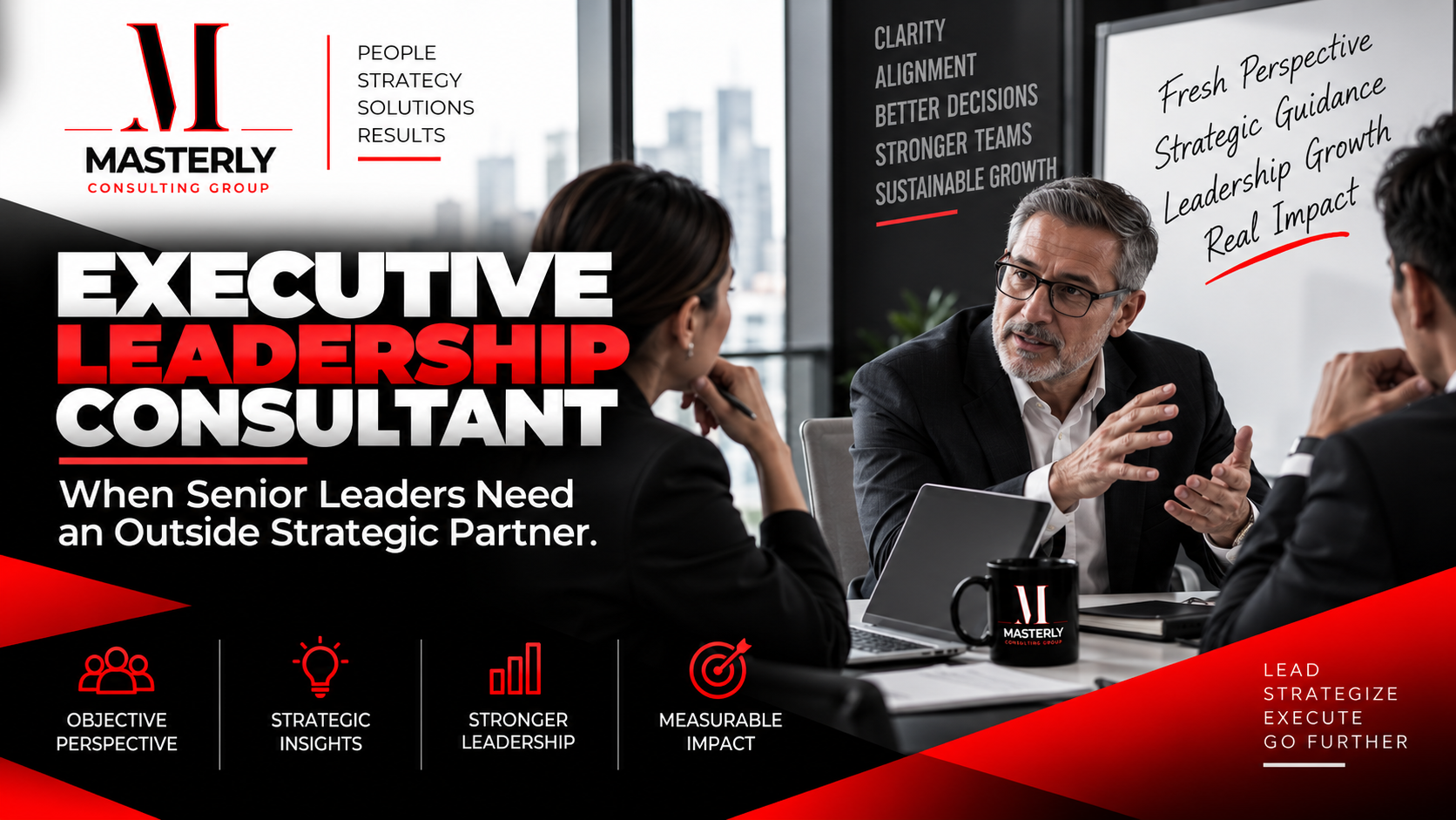 Executive leadership consulting for CEOs and senior leaders.