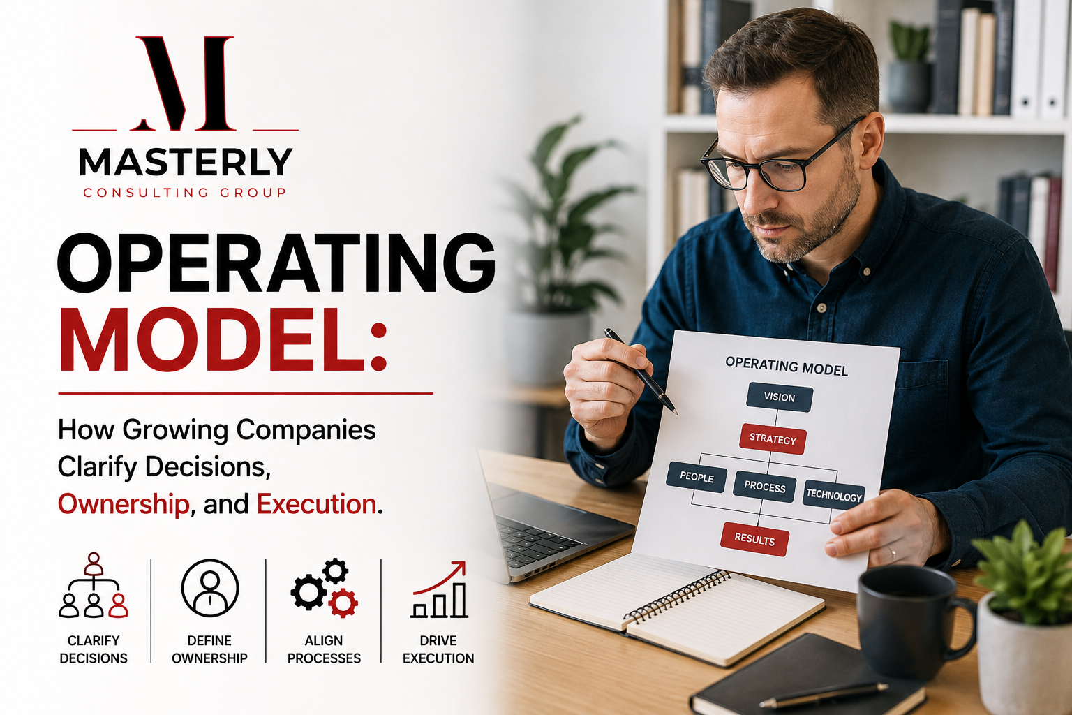 Business operating model for organizational performance