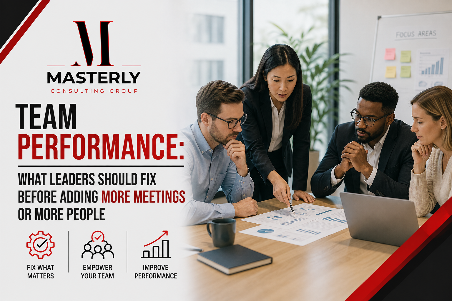 High-performing teams focused on role clarity, accountability, and team goals.