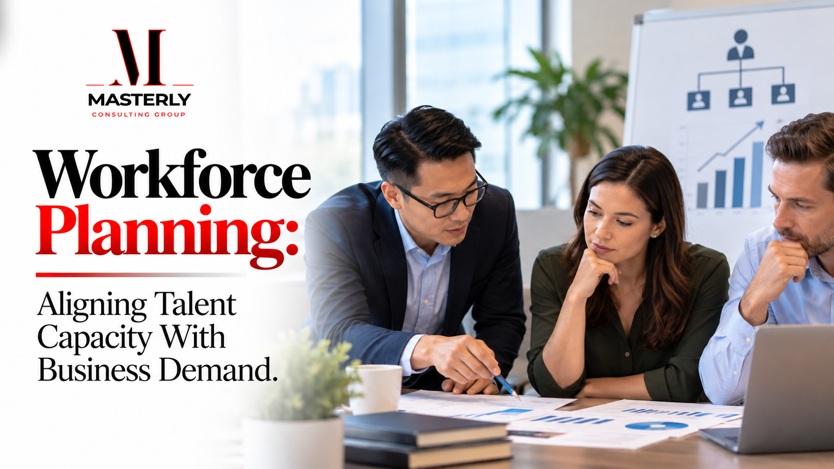 Workforce planning, staffing alignment, skills development, and business demand forecasting.