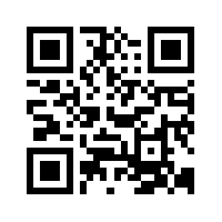 QR code with a pattern of black and white squares.