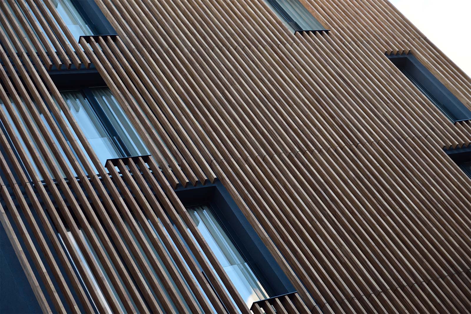 Installation Of Timber Slat External Cladding