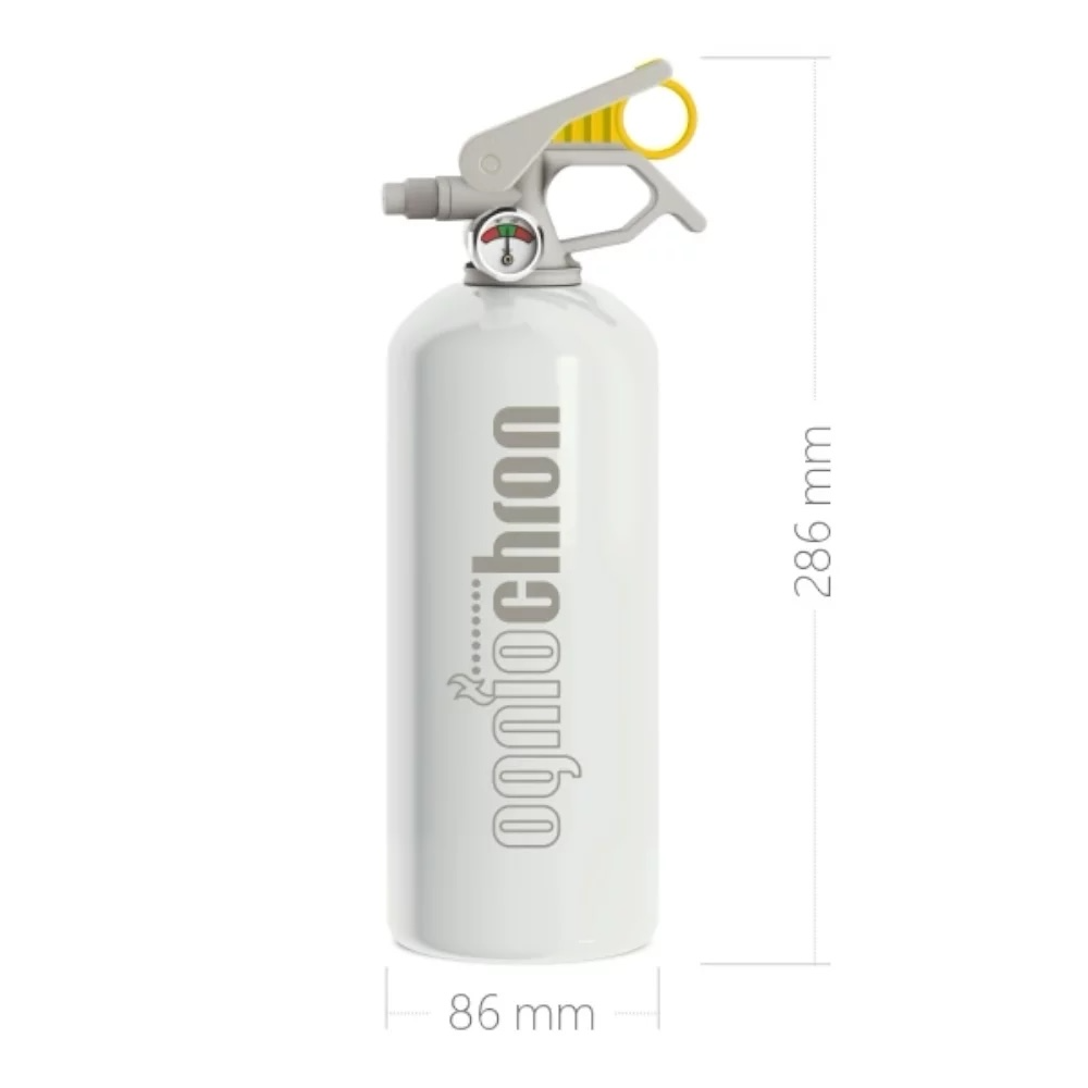 0,7 liter design sproeischuimblusser wit