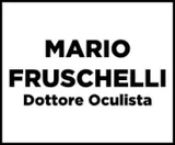 Black-and-white logo reading “MARIO FRUSCHELLI Dottore Oculista”