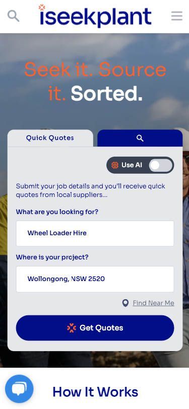 iseekplant search page
