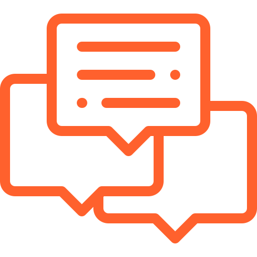 a couple of speech bubbles with lines on them on a white background .