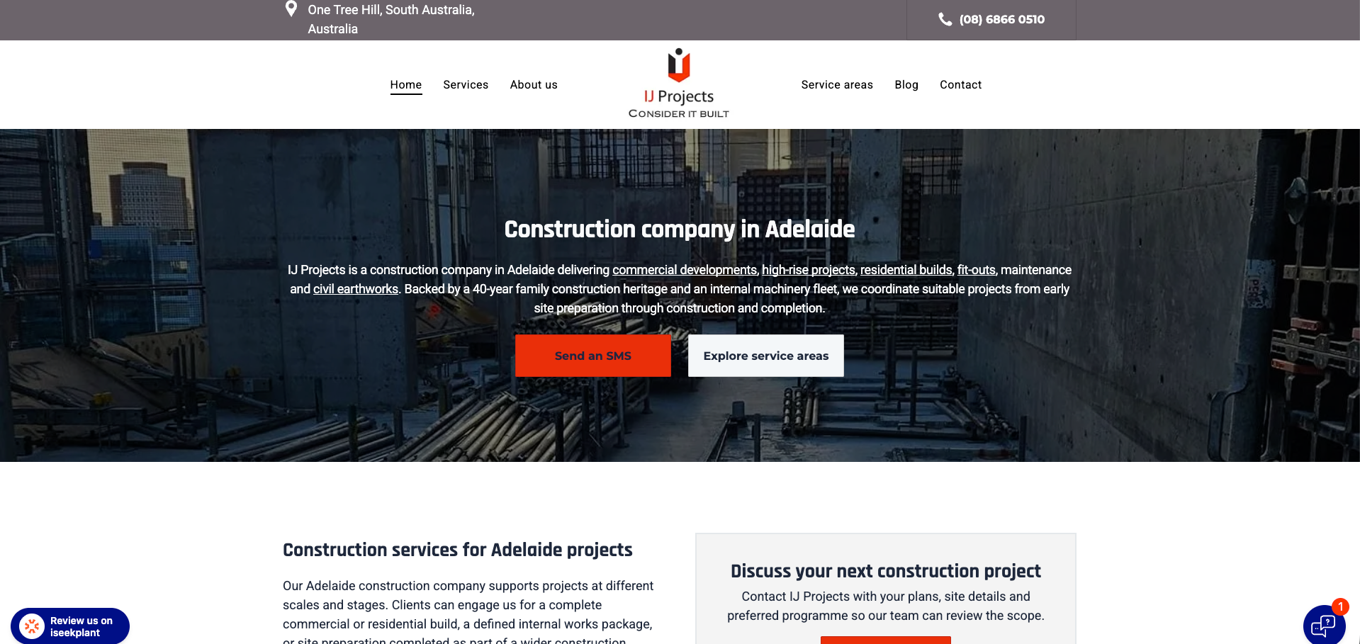 Desktop website screenshot