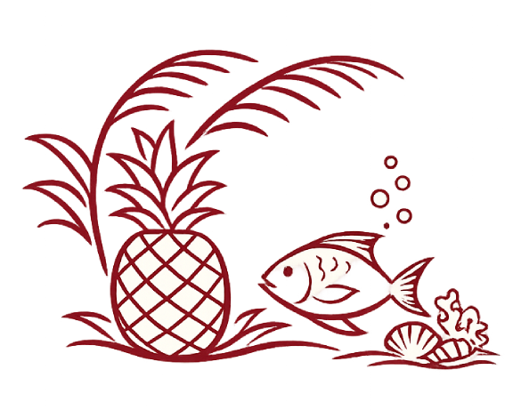 Fresh flavors with Caribbean inspiration.