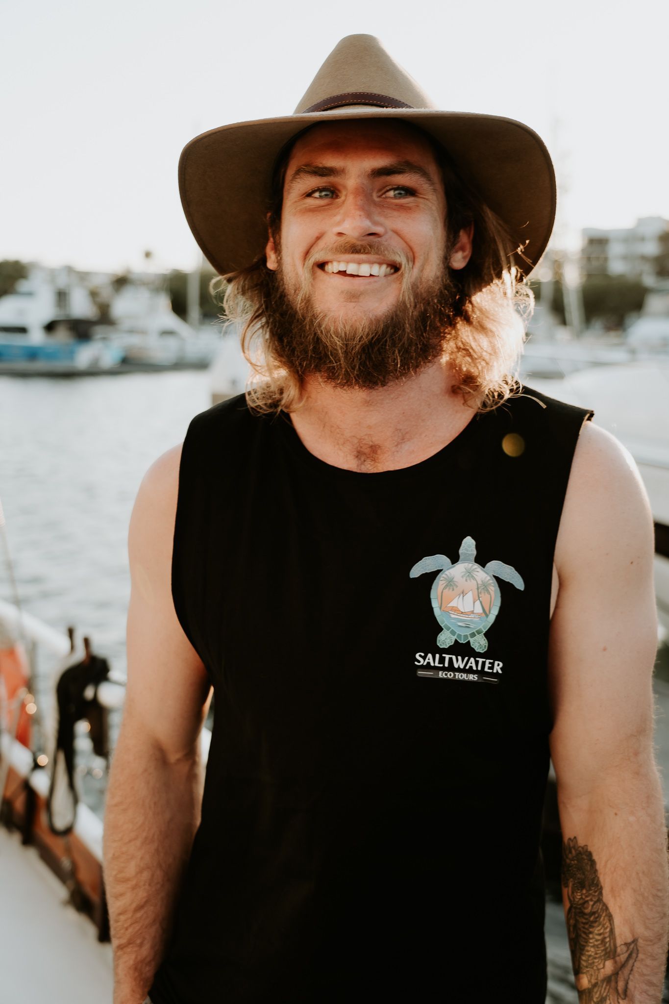 Saltwater Eco Tours Merch, Saltwater Experiences, Mooloolaba, Tank Top, Singlet, T-shirts