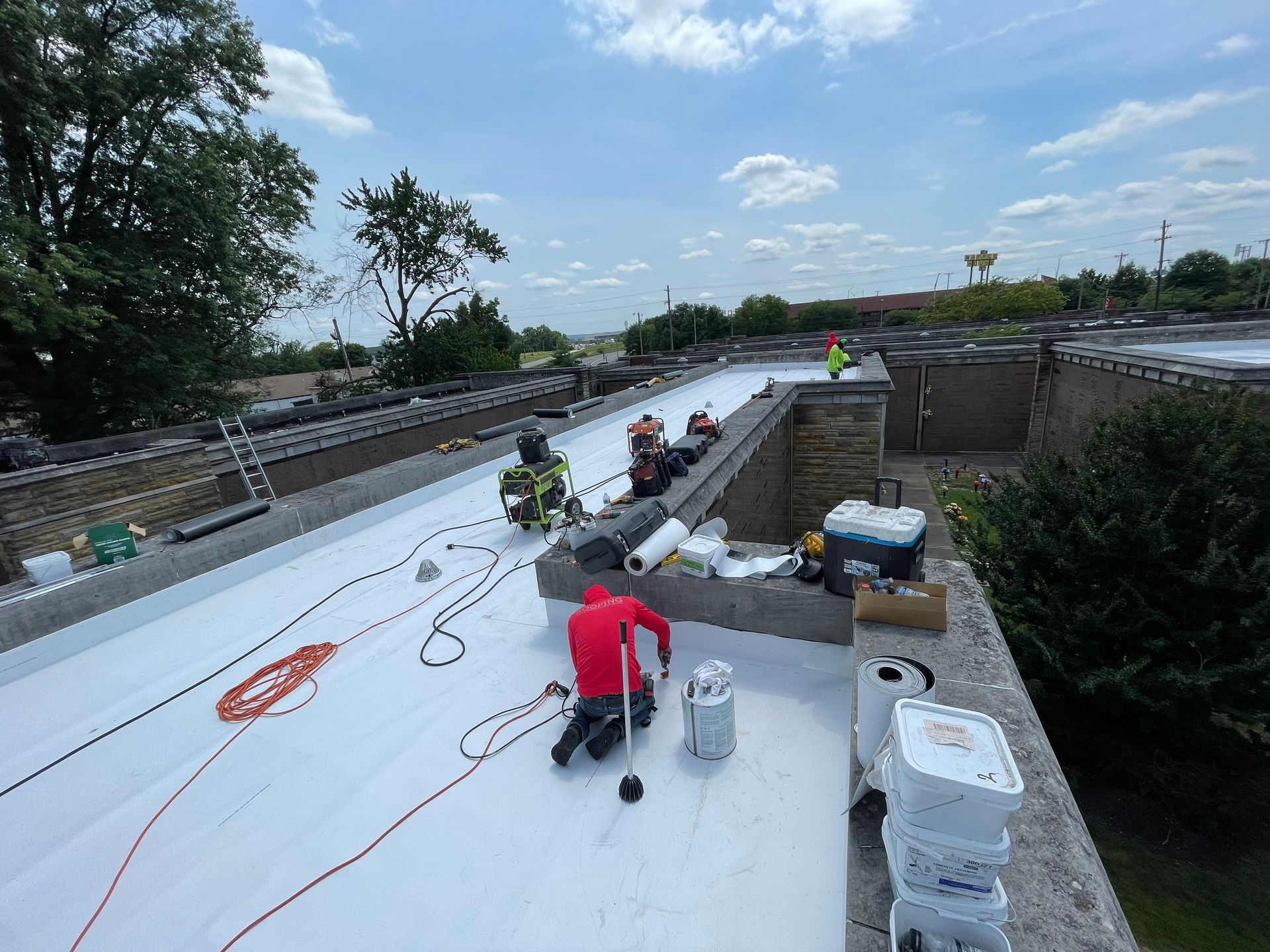 TPO commercial roofing system