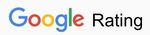 A google rating logo on a white background.