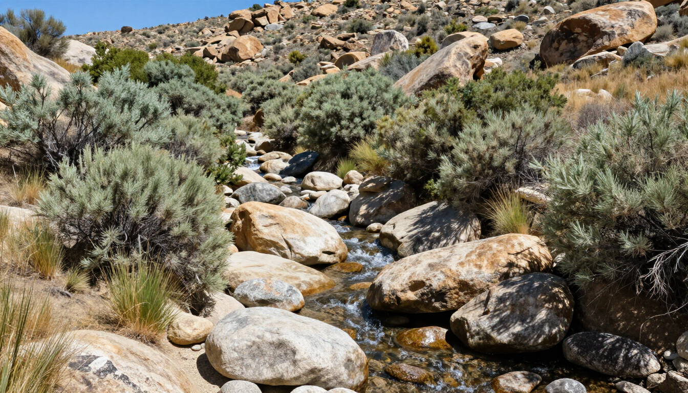 Natural Dry Creek Bed