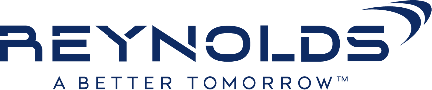 The dark blue Reynolds logo with the tagline