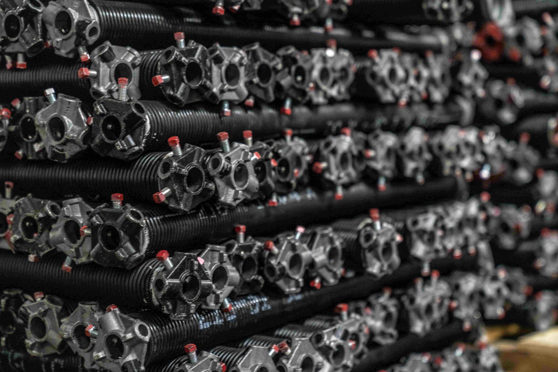Garage door springs piled up