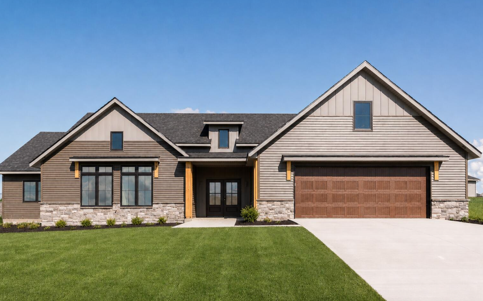 Rendering of home for sale.