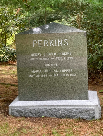 Gravestone with the name “JEPSON” in a sunny cemetery setting with trees in the background