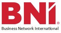 The BNI business network international logo is red and white on a white background The BNI business network international logo is red and white on a white background