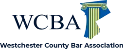 WCBA logo: navy letters, blue pillar icon, and text