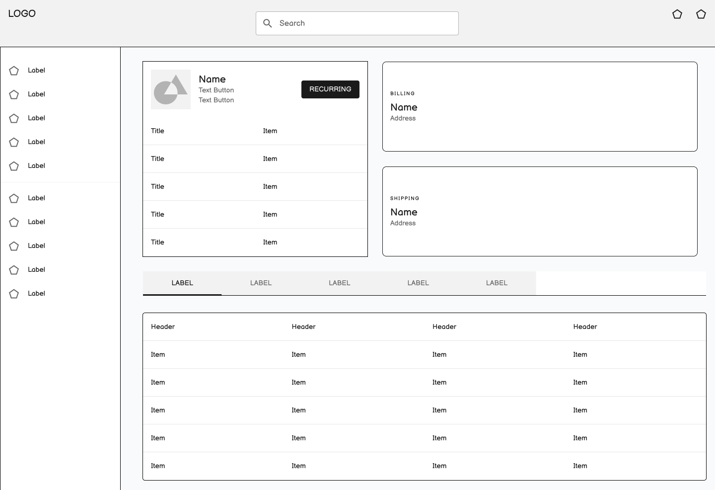 Invoice and Billing