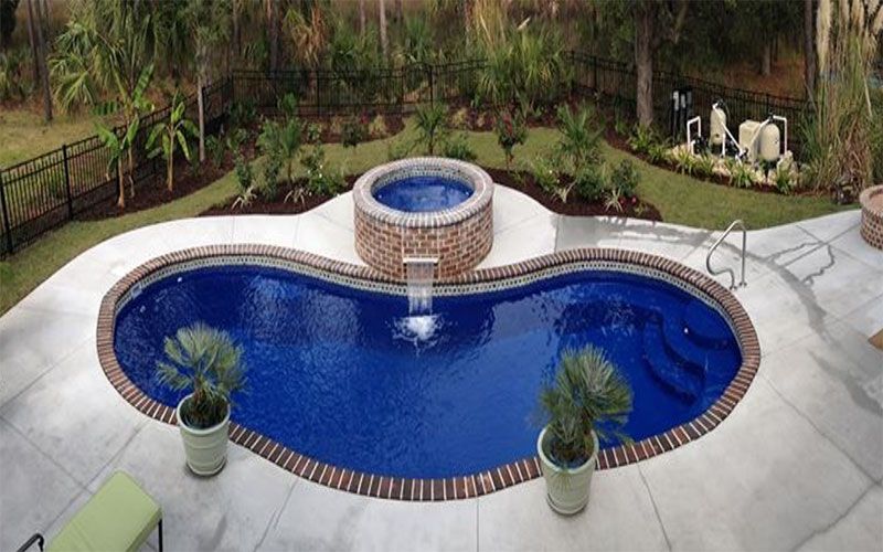 Pool View At Night — Lexington, SC — Southern Living Enterprises