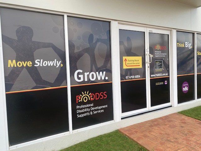 Storefront for PODSS, featuring