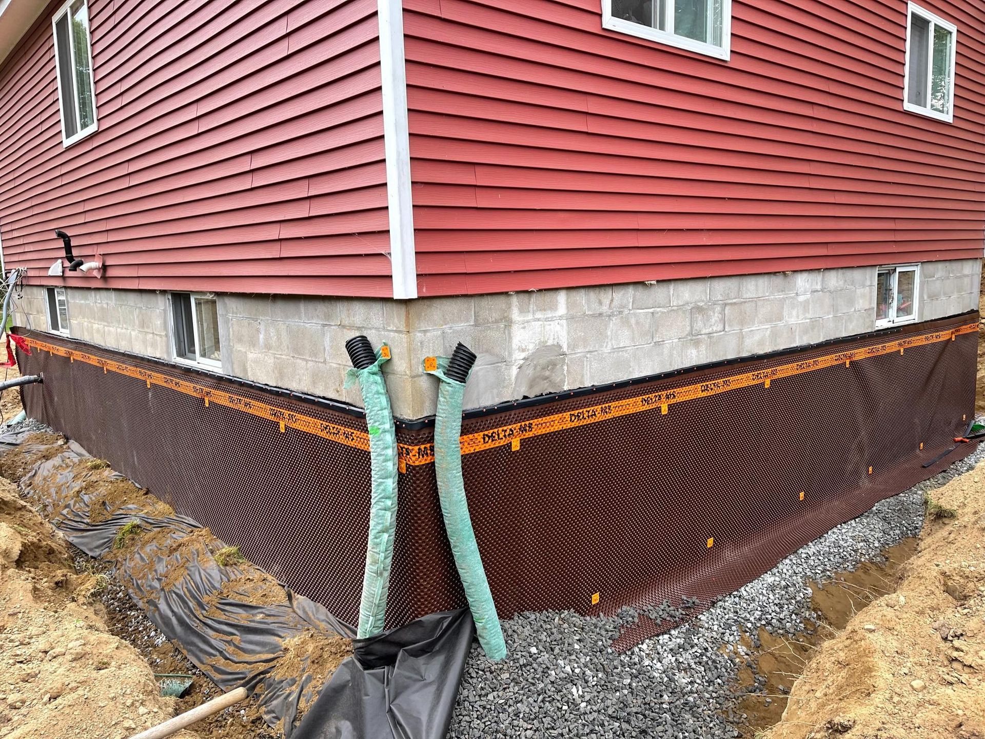 Replacing Exterior Footing Drains